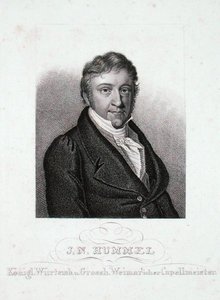 يوهان نيبوموك هاميل (1778-1837) (نقش) بواسطة المدرسة الألمانية