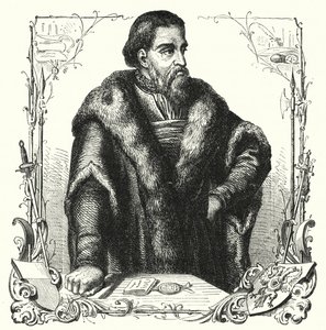 Jurgen Wullenwever ، تم إعدام Burgomaster من Lubeck كخائن و Anabaptist (نقش) بواسطة المدرسة الألمانية