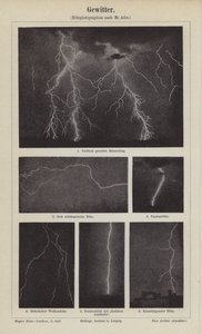 Lightning (engraving) بواسطة المدرسة الألمانية