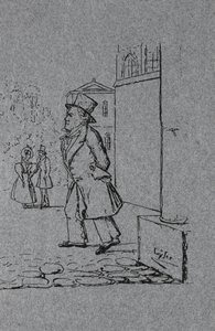 لودفيج فان بيتهوفن (1770-1827) منقوش من قبل يوهان بيتر ليسر (1803-70) بواسطة المدرسة الألمانية