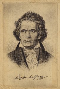 لودفيغ فان بيتهوفن ، ملحن وعازف بيانو ألماني (1770-1827) بواسطة المدرسة الألمانية