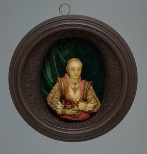 صورة مصغرة ، c.1600 (زجاج وحرير وخشب)