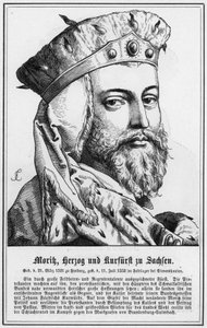 Morik, Herzog und Kurfurst zu Sachsen (engraving) بواسطة المدرسة الألمانية