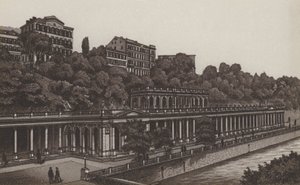 Muhlbrunncolonnade (litho) بواسطة المدرسة الألمانية