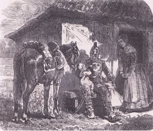 خارج الحرب ، تاريخ الحرب بين فرنسا وألمانيا Cassells الذي نشرته شركة Cassell and Company Limited ، c1890 (litho) بواسطة المدرسة الألمانية