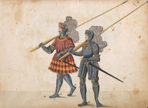 موكب البطولة ، 1640 (قلم وحبر ، ألوان مائية ، يغسل) بواسطة المدرسة الألمانية