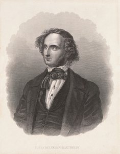 صورة فيليكس مندلسون (1809-47) بواسطة المدرسة الألمانية