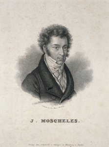 صورة لإغناز موسشيلس (1794-1870) بواسطة المدرسة الألمانية