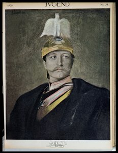 صورة القيصر فيلهلم الثاني (1859-1941) من يوغند ، 1905 بواسطة المدرسة الألمانية