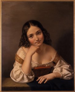صورة لامرأة شابة ، 1801-1900 بواسطة المدرسة الألمانية