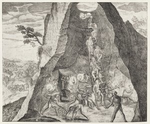 صورة جذابة للمداخن في مناجم بوتوسي ، من حانة هيستوريا أنتيبودوم في جوتفريد. في عام 1655 ، من "رومانسية نهر بلايت" ، المجلد. أنا ، بقلم WH Koebel ، 1914 بواسطة المدرسة الألمانية