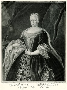 صوفي دوروثيا ، ملكة بروسيا (1687-1757) (صورة فوتوغرافية) بواسطة المدرسة الألمانية