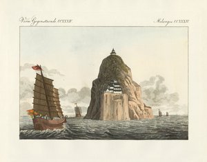 monadnock غريب (نقش ملون) بواسطة المدرسة الألمانية