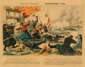 استيلاء الأتراك على سوشوم-كالي خلال الحرب الروسية التركية ، 15 مايو 1877 ، نشرها ف. ف. فنتزل ، Weissenburg ، 1877 بواسطة المدرسة الألمانية