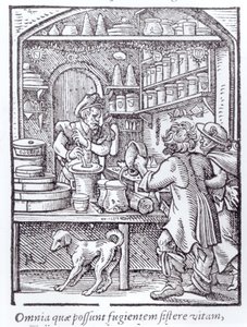 The Apothecary ، نشره هارتمان شوبر بواسطة المدرسة الألمانية