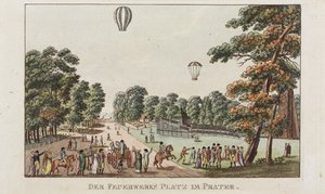 مكان الألعاب النارية ، براتر ، ج 1802 بواسطة المدرسة الألمانية