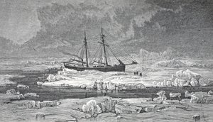 الجرمانيا في الجليد ، حانة. لندن 1874 بواسطة المدرسة الألمانية