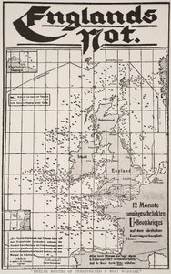 اثنا عشر شهرًا من حرب القوارب غير المقيدة ، 1917-1919 بواسطة المدرسة الألمانية