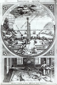 طرق مختلفة لرصد البقع الشمسية ، رسم توضيحي من Rosa Orsina بقلم كريستوف شينر ، تم نشره عام 1630 (لمزيد من التفاصيل انظر 294058) بواسطة المدرسة الألمانية