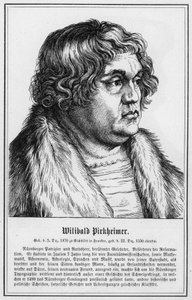 Wilibald Pirkheimer (engraving) بواسطة المدرسة الألمانية