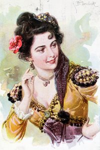 Zerline من الأوبرا دون Giovanni بواسطة Wolfgang Amadeus Mozart (1756-91) ، c.1900 بواسطة المدرسة الألمانية