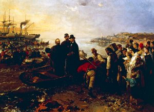 صعود الألف في كوارتو ، حوالي عام 1860 ، بواسطة جيرولامو إندونو (1825-1890) ، زيت على قماش
