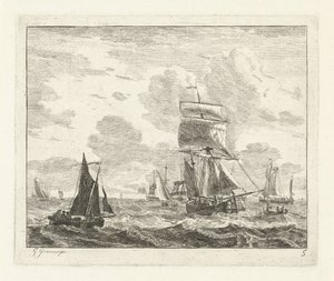 السفن الشراعية في المياه العكرة Seascapes with Ships (عنوان المسلسل)