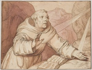 القديس فرنسيس يتلقى الندبة بواسطة جيريت بيتيرز.