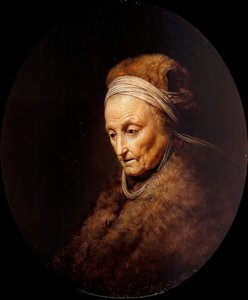 "صورة لبحيرة رامبرانت" (صورة لأم رامبرانت) لوحة رسمها جيرارد دو (جيريت داو) (1613-1675) زيت على خشب قاتم 23،1x19،7 سم Staatliche Museen ، برلين بواسطة جيريت دو