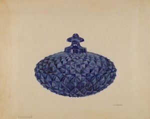 طبق زبدة مغطى ، ج. 1936. بواسطة جيرترود ليمبيرج