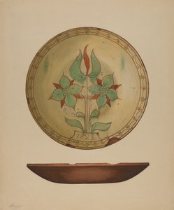 طبق به توليب وزهرتان ، 1938.