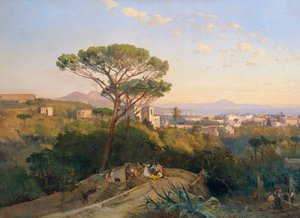 Conocchia from Naples (oil on canvas) بواسطة جياسينتو جيجانتي