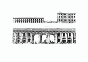 تصميم مكتب جلالة الملكة الإمبراطوري المستقل في بطرسبورغ ، 1802 بواسطة جياكومو أنطونيو دومينيكو كورينغي