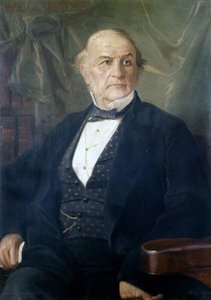 صورة ويليام إيوارت جلادستون ، سياسي بريطاني (1809 إلى 1898) ، لوحة لمانتيجاززا. متحف ميلانو في Risorgimento