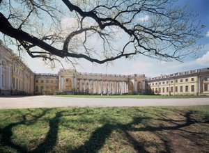 Le palais Alexandre a Tsarkoye Selo (Russie) (The Alexander Palace in Tsarkoye Selo) - Architecte Giacomo Antonio Domenico Quarenghi (1744-1817)، palais 1792-1796 - Art italien