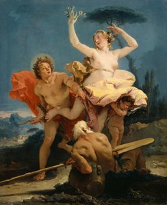 أبولو ودافني1743-1745. بواسطة Giambattista Tiepolo