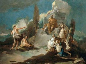 أبولو ومارسياس ، بواسطة Giambattista Tiepolo