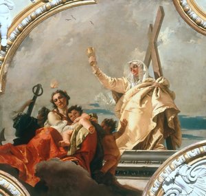 الإيمان والأمل والصدقة ، 1744. بواسطة Giambattista Tiepolo