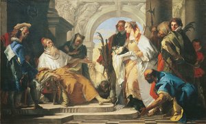 رعاة عائلة كروتا بواسطة Giambattista Tiepolo