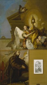 رؤية القديس باسكال بايلون 1767-1769 بواسطة Giambattista Tiepolo