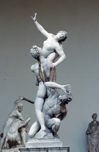 اغتصاب نساء سابين ، c1583 بواسطة Giambologna