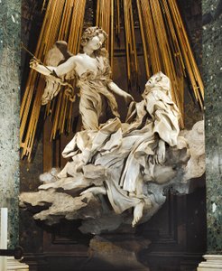 Italy, Rome, Church of Santa Maria della Vittoria, Ecstasy of St Teresa of Avila بواسطة جيان لورينزو بيرنيني