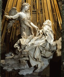 Italy, Rome, Church of Santa Maria della Vittoria, Ecstasy of St Teresa of Avila بواسطة جيان لورينزو بيرنيني