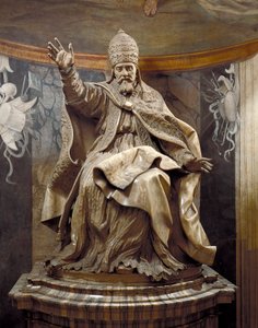 Pope Urban VIII, by Gian Lorenzo Bernini (1598-1680) and assistants, marble بواسطة جيان لورينزو بيرنيني