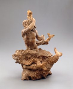 تريتون مع ثعبان البحر ، c.1630 (الطين)