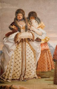 التفاصيل من الممشى الشتوي ، من غرفة الجناح القوطي ، في فورستيريا ، 1757 بواسطة جيوفاني دومينيكو تيبولو