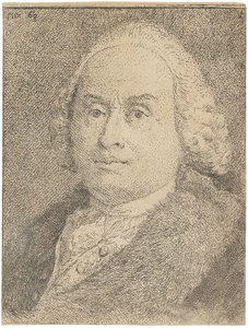 صورة جيوفاني باتيستا تيبولو 1696-1770 ، 1770. بواسطة جياندومينيكو تيبولو