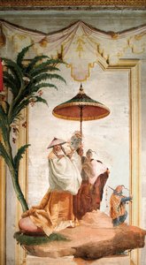 The Mandarins Walk ، من الغرفة الصينية في فورستيريا ، 1757