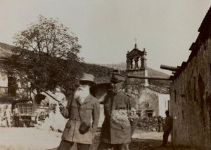 ألبوم "Pictures of War II": جنود إيطاليون في Val Chiusone إلى Podsenica ، 09/1917 (b / w photo)