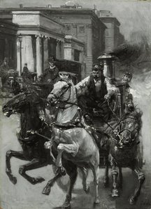 الاندفاع إلى النار ، c.1900